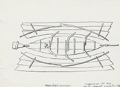 224 scomposizione del dory nei suoi elementi compositivi - Nuova Scozia - Lunenberg - National Maritime Museum